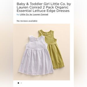 New, unopened Little Co by Lauren Conrad Toddler Dresses